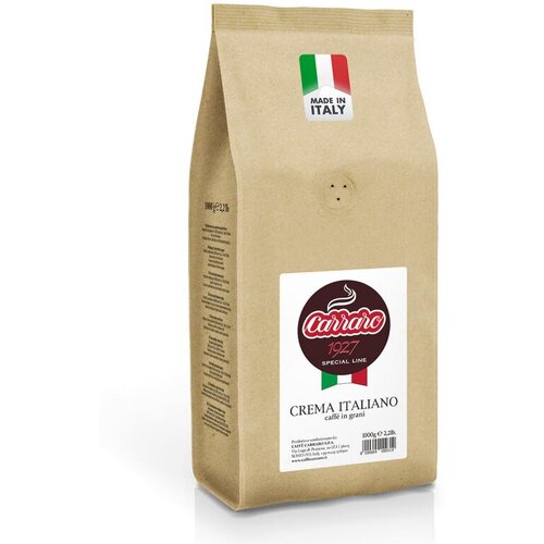 Кофе Caffe Carraro Crema Italiano в зернах, 1кг