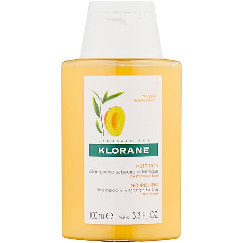 Klorane шампунь Nutrition and Hydration with mango butter, 200 мл