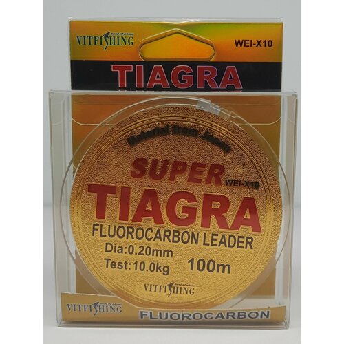 Леска TIAGRA SUPER VITFISHING флюорокарбон 0.35 мм. 22.0 кг. 100 м.