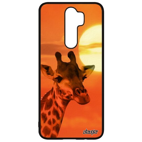 фото Чехол для телефонов redmi note 8 pro, "жираф" giraffe животное utaupia