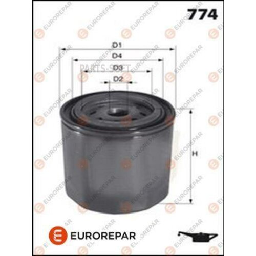 EUROREPAR E149228 Фильтр масляный LADA 08-112/FORD SIERRA/SCORPIO 2.0-2.9 83-94 (без упак.)