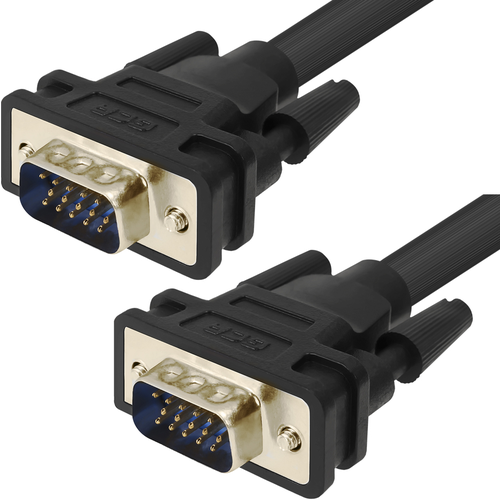 кабель svga серый 1 8м dual link 15m greenconnect vga m vga m 1 8м Greenconnect Кабель SVGA 7.0м чёрный, позолоченные контакты, ферритовые кольца, OD8.0mm. 15M / 15M Premium GCR-VM2VM2-7.0m, 28/28 AWG, двойной экран