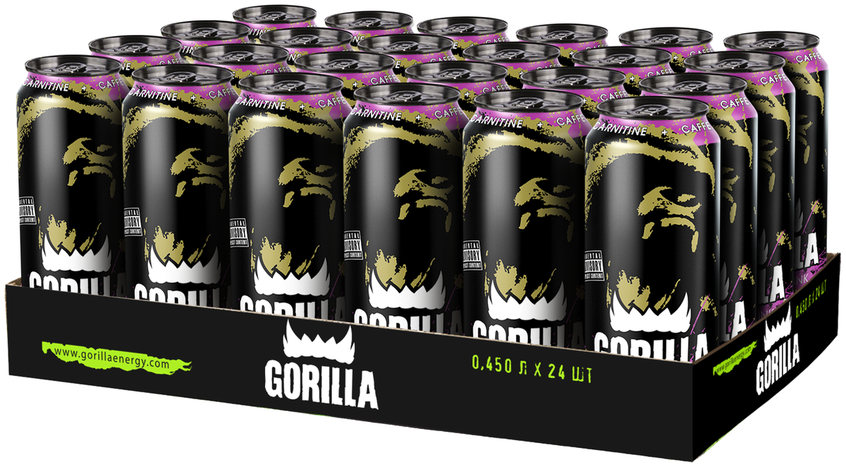 Характеристики модели Энергетический напиток Gorilla California на ...