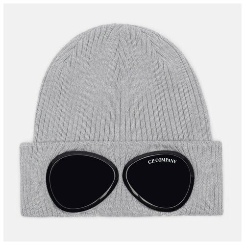 фото Шапка c.p. company cotton goggle серый, размер one size