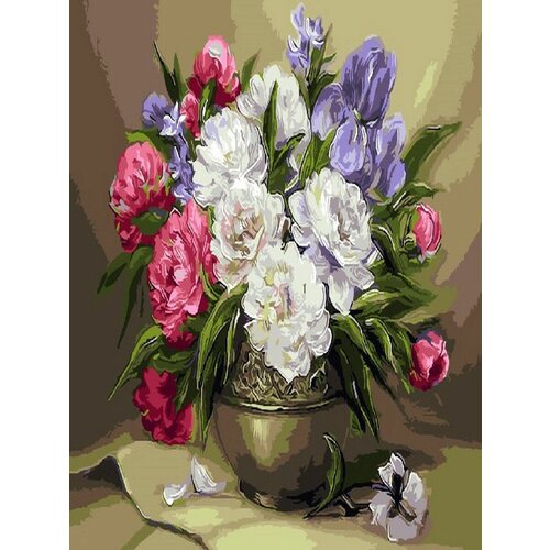 Картина по номерам Цветочный натюрморт 40х50 см Hobby Home картина по номерам цветочный ковер 40х50 см
