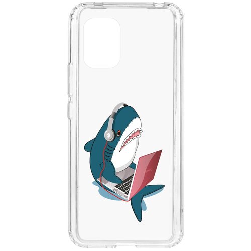 фото Чехол на xiaomi mi 10 lite kruche print акула
