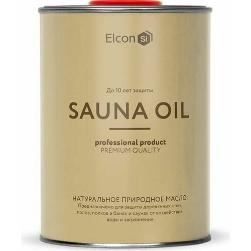Масло для дерева Elcon Sauna Oil 1 л 00-00002953 масло для дерева масло для полка elcon sauna oil бесцветное 0 5 л