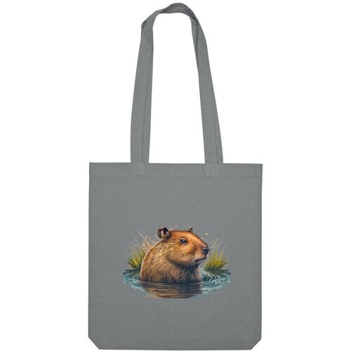 фото Сумка шоппер us basic, серый