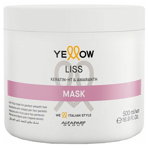 Yellow Liss Маска-антифриз для гладких волос, 500 мл, банка