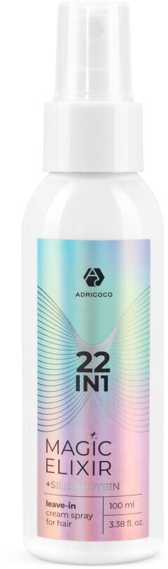 Adricoco, мультифункциональный крем-спрей для волос 22 в 1 MAGIC ELIXIR, 100 мл