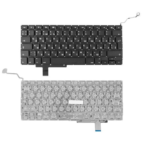 Клавиатура для ноутбука Apple Macbook A1297 черная большой Enter 1208₽