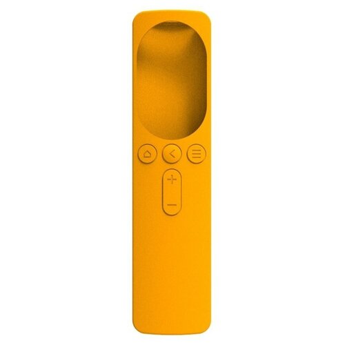 фото Силиконовый чехол для пульта xiaomi bluetooth touch voice remote control 4a / 4c (оранжевый) padda