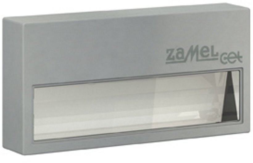 Светильник декоративной подсветки LED 0.42w 15Лм 3100K алюминий IP44 14В накладной монтаж SONA (Zamel), арт. 12-111-12