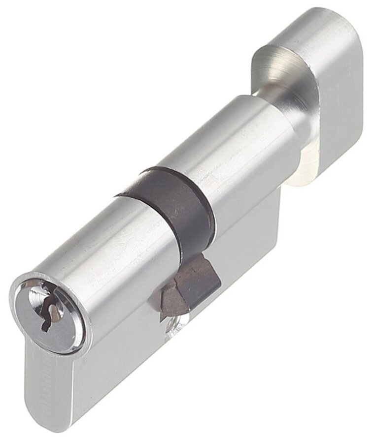 Цилиндр AL 60 T01 CP 60 (30х30) мм ключ/вертушка хром