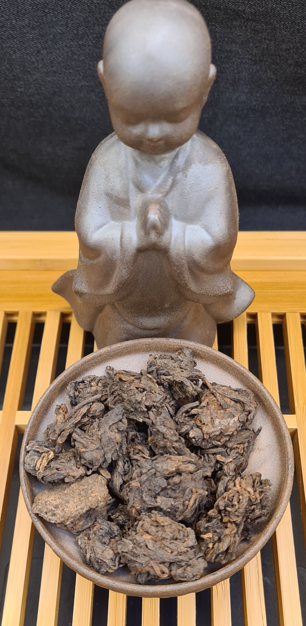 Шу Пуэр "Лао Ча Тоу" Старые чайные головы из г. Линьцан, 12 лет., 50 гр. \ Тонизирующий пуэр от Чайной Панды - фотография № 3