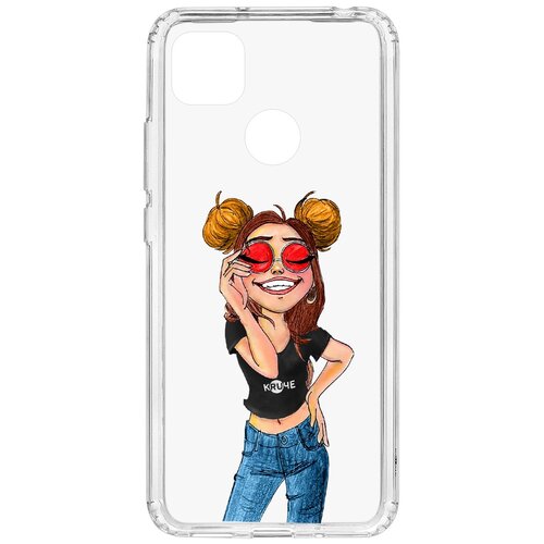 фото Чехол на xiaomi redmi 9c kruche print smiling