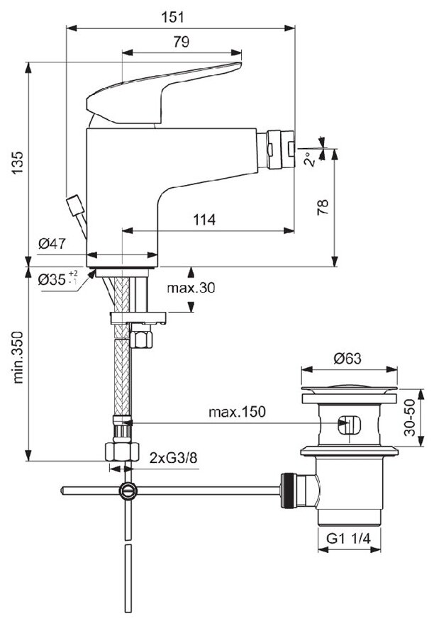 Смеситель Ideal Standard - фото №2