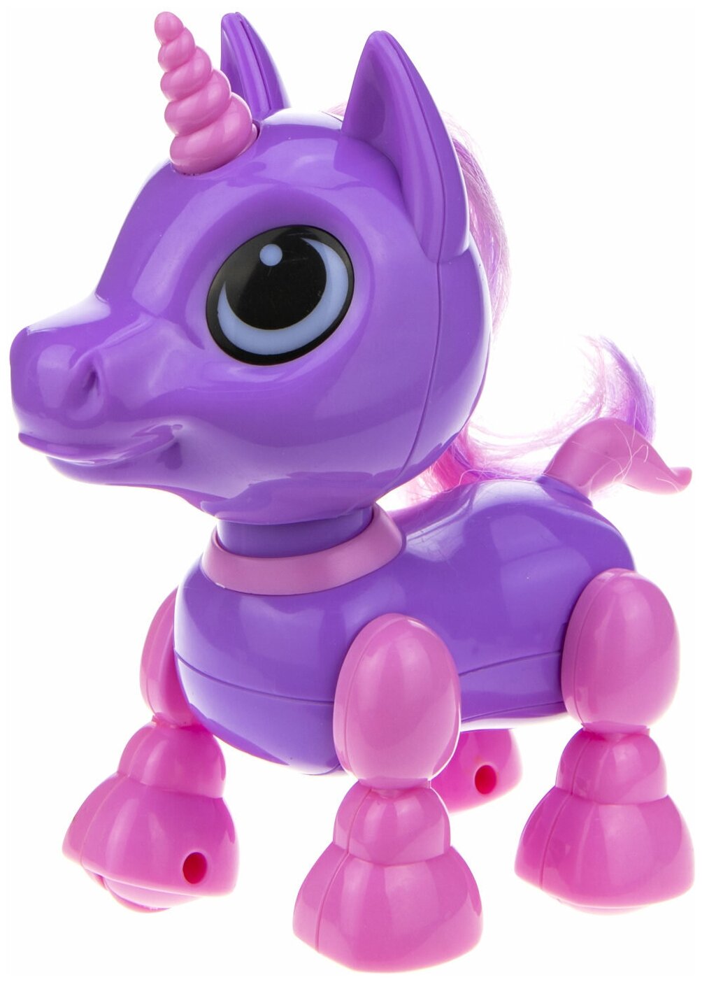 Интерактивная игрушка 1TOY Робо-единорог фиолетовый - фото №1