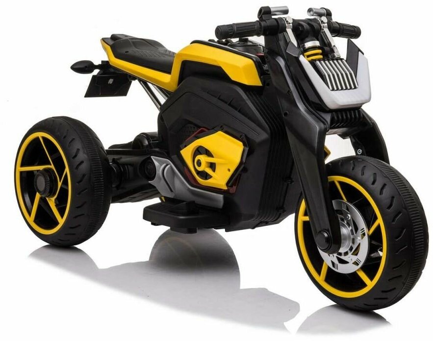 Электротрицикл RiverToys X222XX (Желтый)