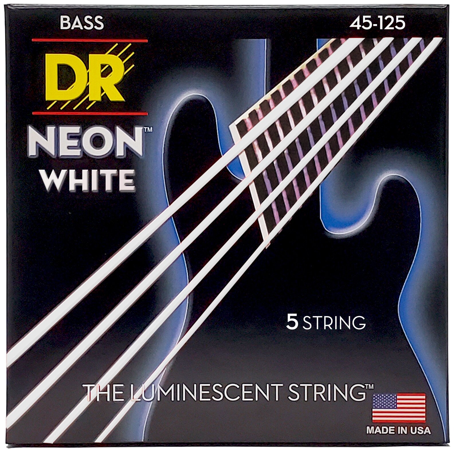 DR Strings NWB5-45 HI-DEF NEON Струны для 5-струнной бас-гитары