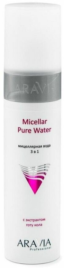 Aravia Мицеллярная вода 3 в 1 с экстрактом готу кола, 250 мл