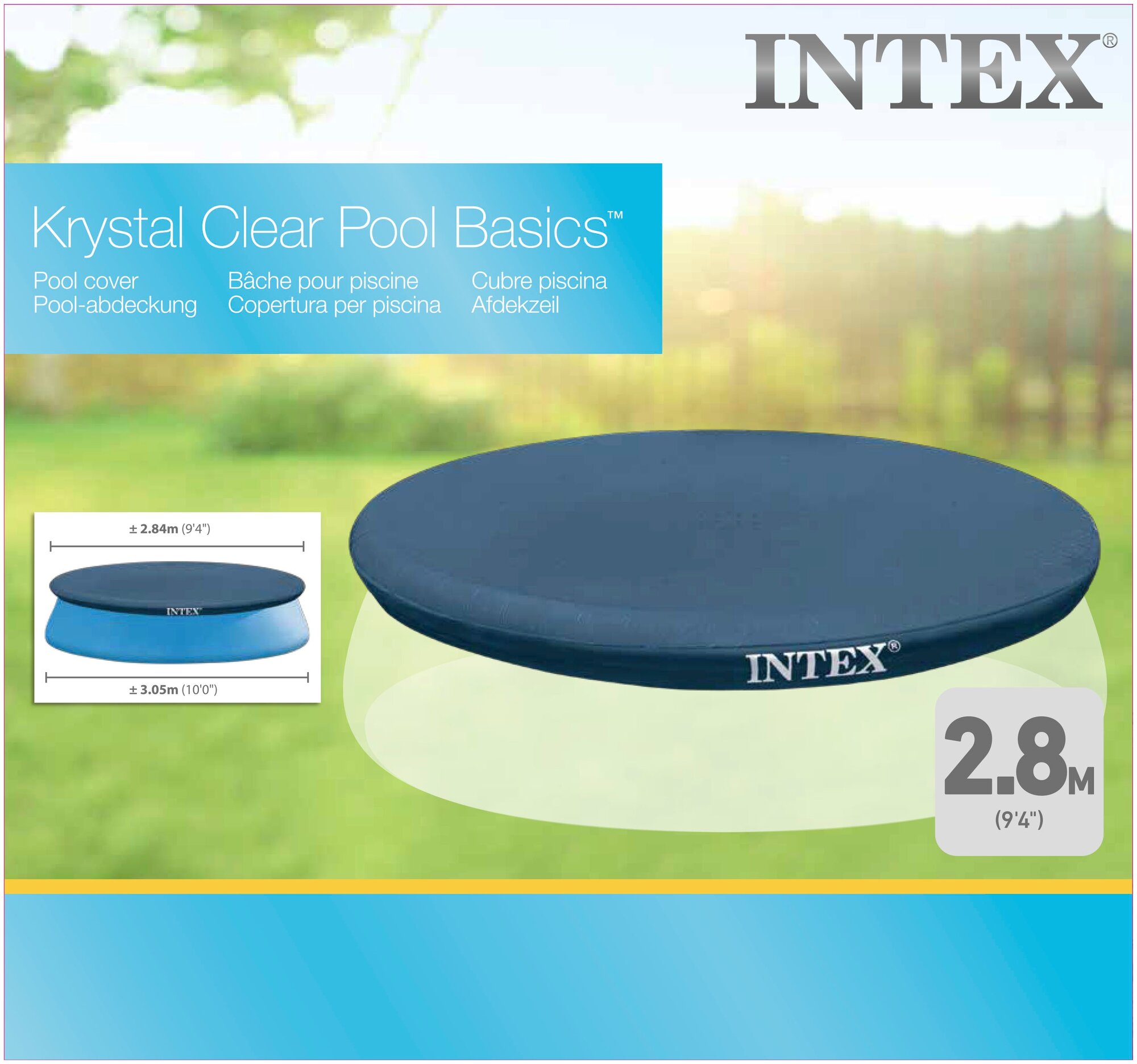 Тент на бассейн INTEX EASY SET , 305х30см - фото №2