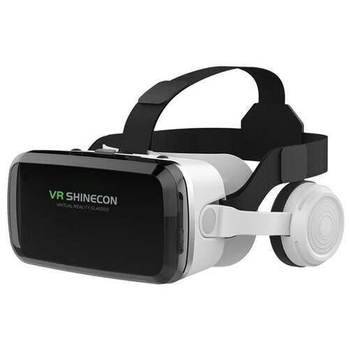 Очки для смартфона VR SHINECON G04BS, нет данных, базовая, черный/белый очки виртуальной реальности vr shinecon g04a для смартфонов 3 5 6 регулировка линз чёрные 5864200
