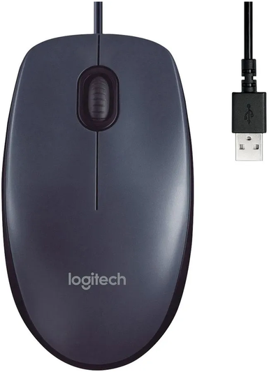 Мышь Logitech M100 (910-005006) темно-серый