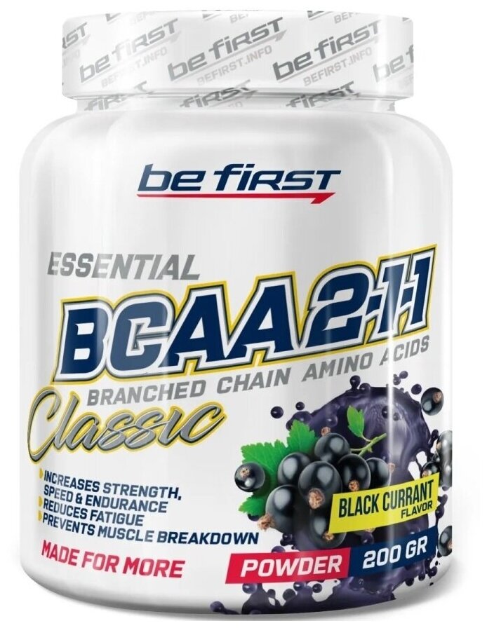Be First BCAA 2:1:1 Classic Powder 200 г (Be First)