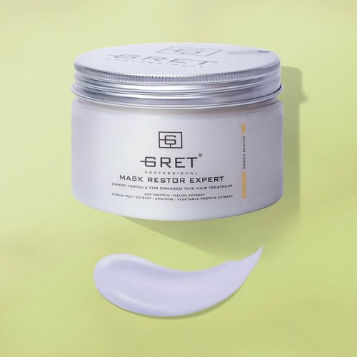 Gret Restor 250 мл маска для волос восстанавливающая восстанавливающая маска для волос gret professional restorе expert luxe 250 мл