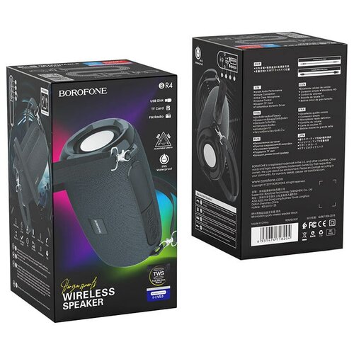 Колонка Bluetooth Borofone BR4 черная 83000₽