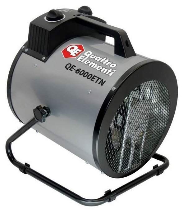 Нагреватель воздуха электрический QUATTRO ELEMENTI QE-6000 ETN с ТЭН (3 / 6кВт, 380В-3ф, 880 м3/час)