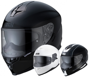 Шлем интеграл IXS HX 1100 1.0, глянец, белый, размер XS