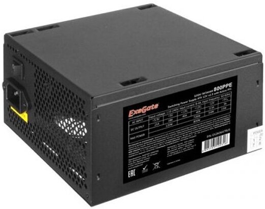 Блок питания ExeGate 800W 800PPE EX260647RUS-PC