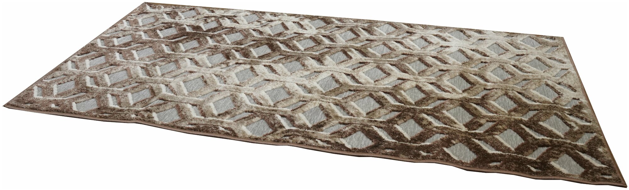 Ковер Dream floor Джелато Грей 4294/a2/glg 0.8*1.5 коврик на пол, прикроватный коврик в спальню, коврик в прихожую - фотография № 6