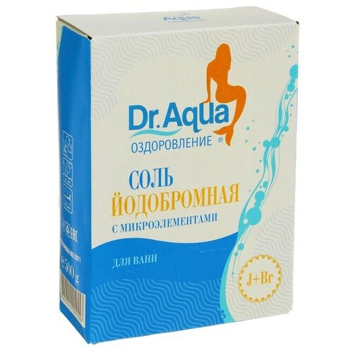 Соль морская для ванн Dr. Aqua, природная, йодобромная, 500 г dr aqua соль морская для ванн dr aqua природная йодобромная 500 г