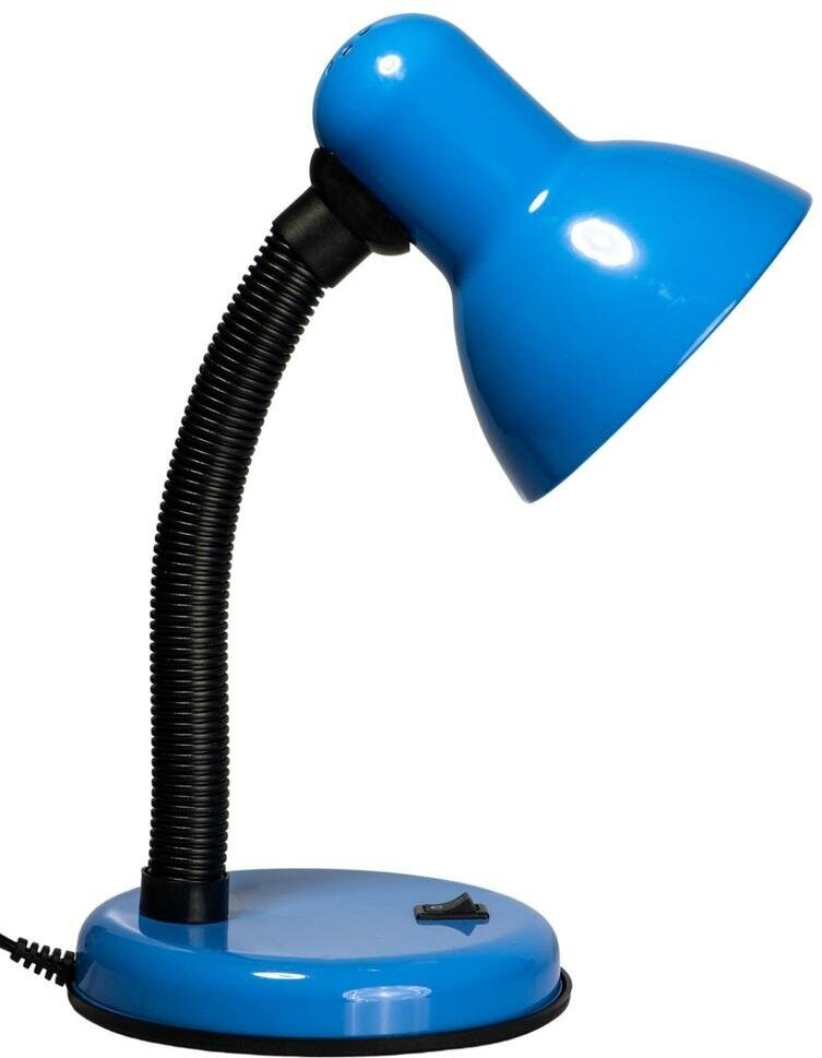 Лампа настольная UNIEL 09412 TLI-224 E27, синий - фотография № 2