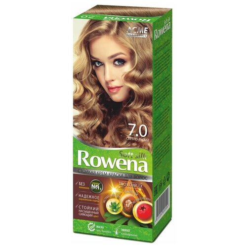 Rowena Soft Silk Краска для волос т7.0 Светло - Русый acme color краска для волос rowena soft silk т7 0 светло русый