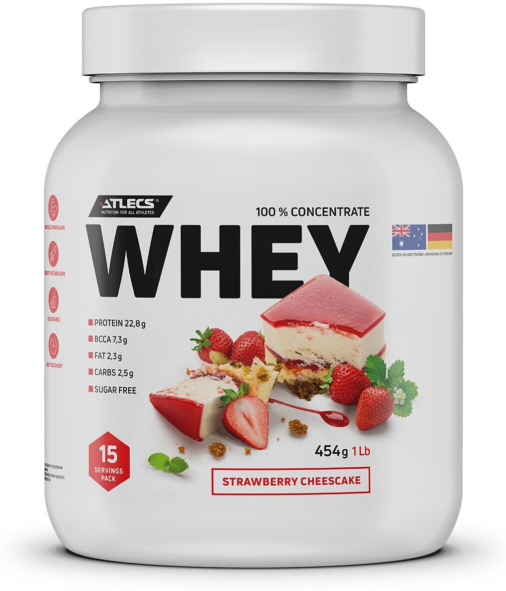 Atlecs Whey Protein 454 g, ( )