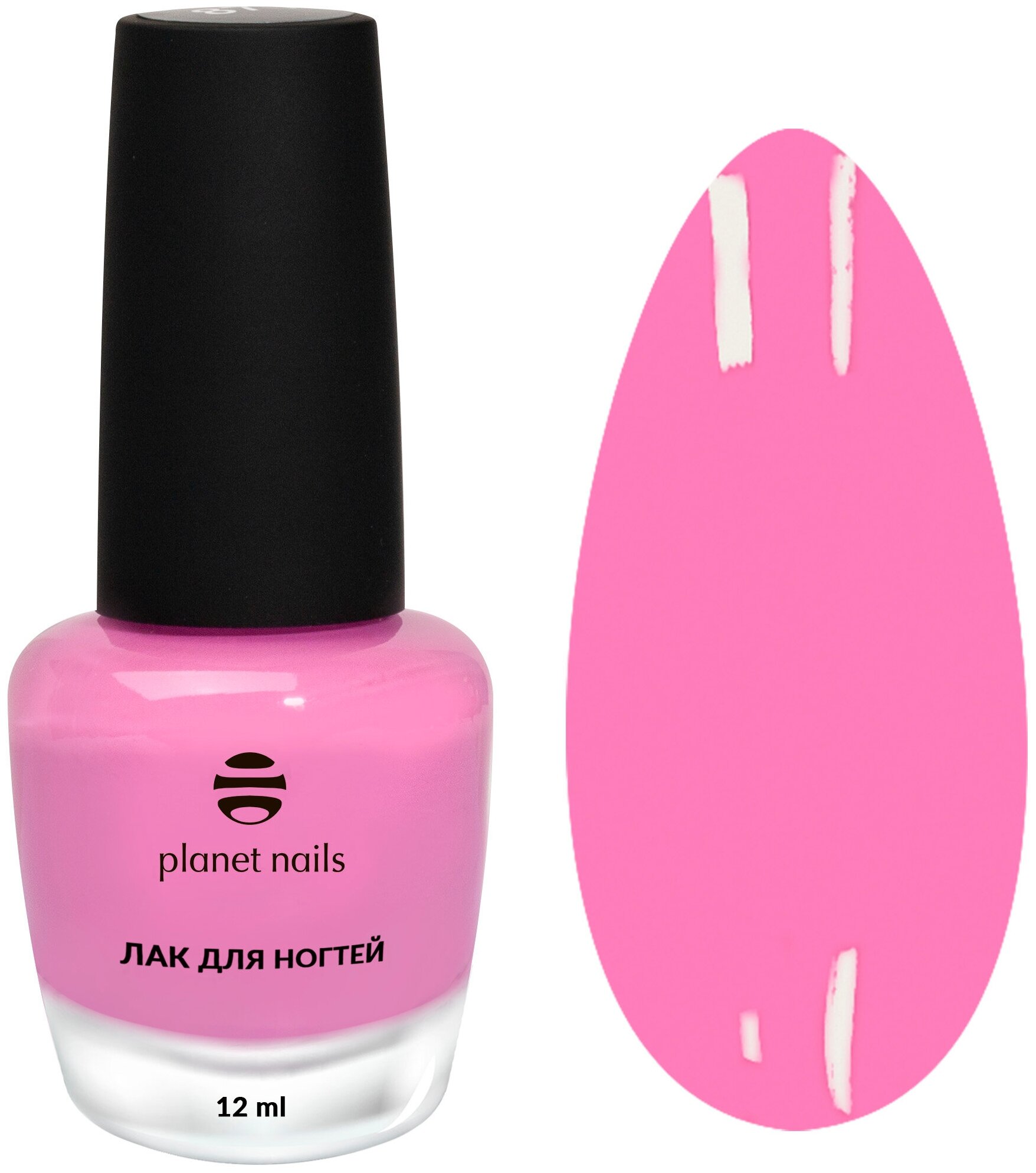 Planet nails Лак для ногтей С эффектом гелевого покрытия 12 мл