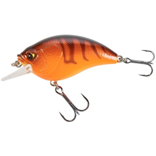 фото Воблер crankbait shallow runner crksr 53 f "речной рак", размер: no size, цвет: неоновый морковный/черный caperlan х декатлон decathlon