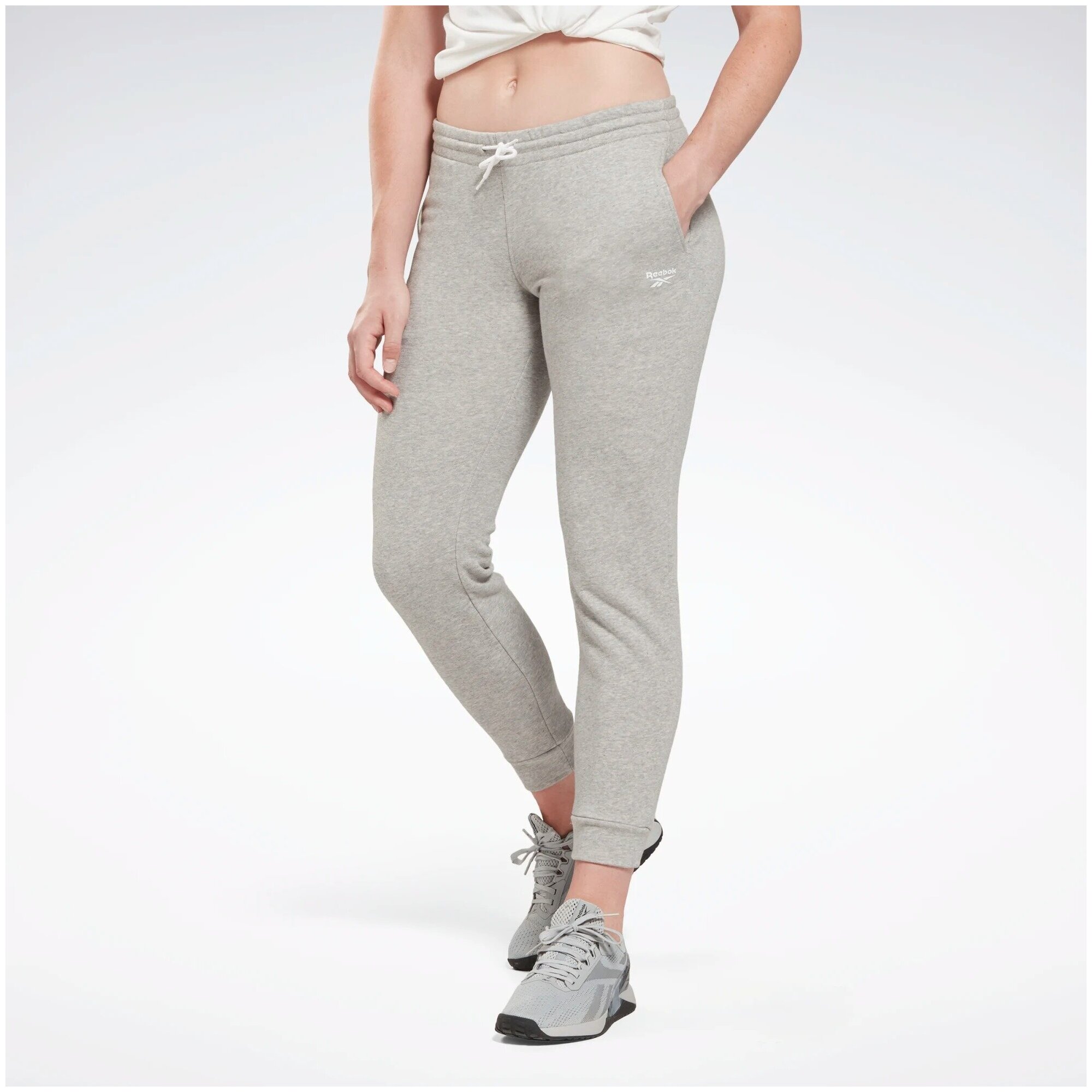 Брюки Reebok H54757 RI FRENCH TERRY PANT серый XS 