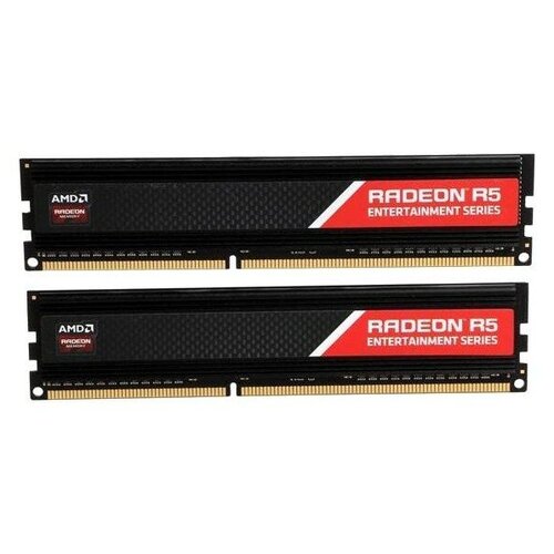 Оперативная память AMD Radeon R5 Entertainment Series 8 ГБ 4 ГБ x 2 шт DDR3 1600 МГц DIMM CL11 225600₽