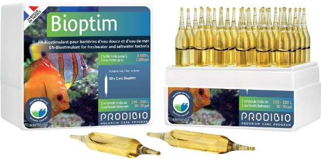 Prodibio Добавка Prodibio Bioptim Fresh&Salt для морского и пресноводного аквариума, 30 шт.