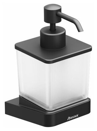Дозатор для жидкого мыла Ravak X07P559 10° TD 231.20 черный (стекло)