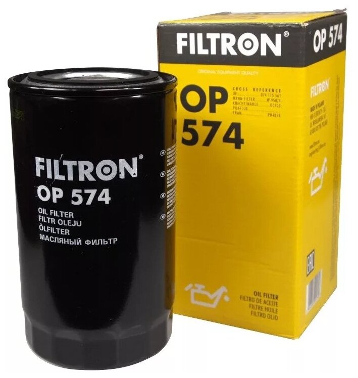 FILTRON OP574 фильтр масляный