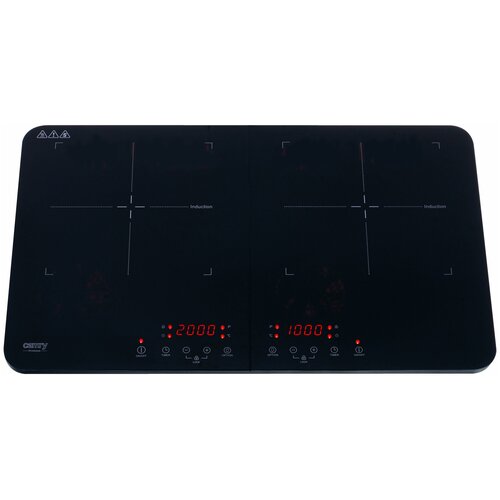 Плита индукционная настольная двухконфорочная 220 мм Camry CR65143500 ВтЖК дисплей10 ур-й нагреваблок-ка от детейдля дачи605х37х45смчерн 1999000₽