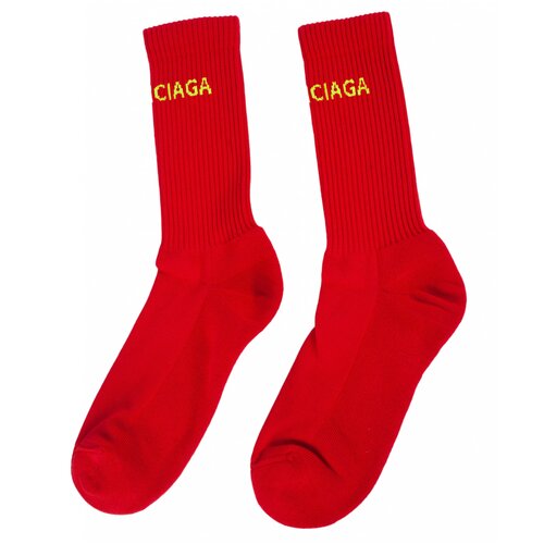 фото Balenciaga красные носки с логотипом xl