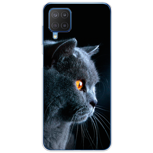 Силиконовый чехол на Samsung Galaxy M12 / Самсунг Галакси M12 Благородный кот британец
