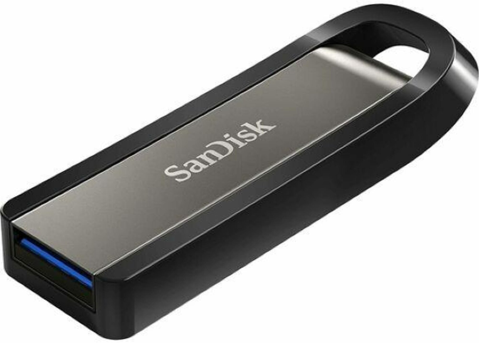 Флешка USB SANDISK Extreme Go 128ГБ, USB3.1, черный [sdcz810-128g-g46] - фото №9